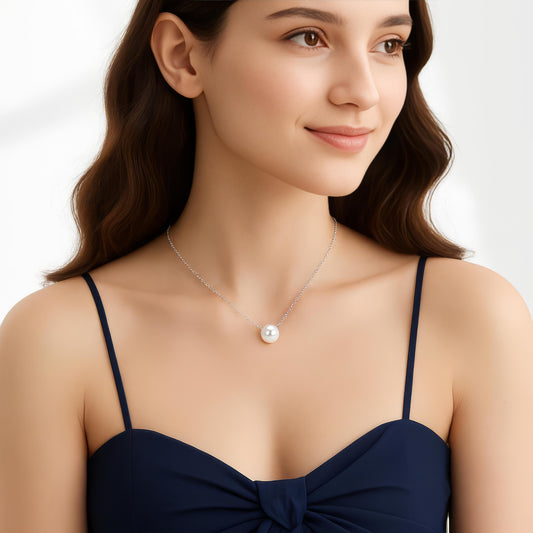 AURÉN Cáture Necklace — 925 Sterling Silver - Grace in every curve.