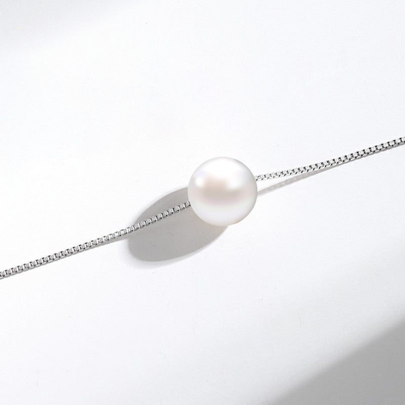 AURÉN | Natural Grace Freshwater Pearl Necklace 925 Sterling Silver / 18K Gold