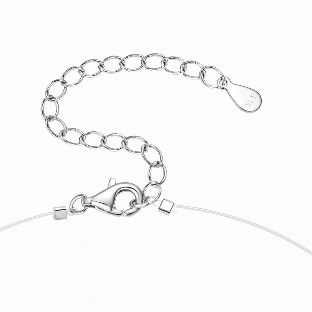 AURÉN | The Whisper Pearl Necklace 925 Sterling Silver