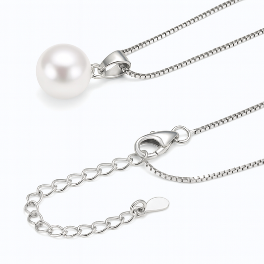 AURÉN Maré Pearl | Natural Freshwater Pearl Necklace - S925 Sterling Silver