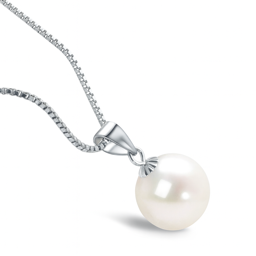 AURÉN Maré Pearl | Natural Freshwater Pearl Necklace - S925 Sterling Silver