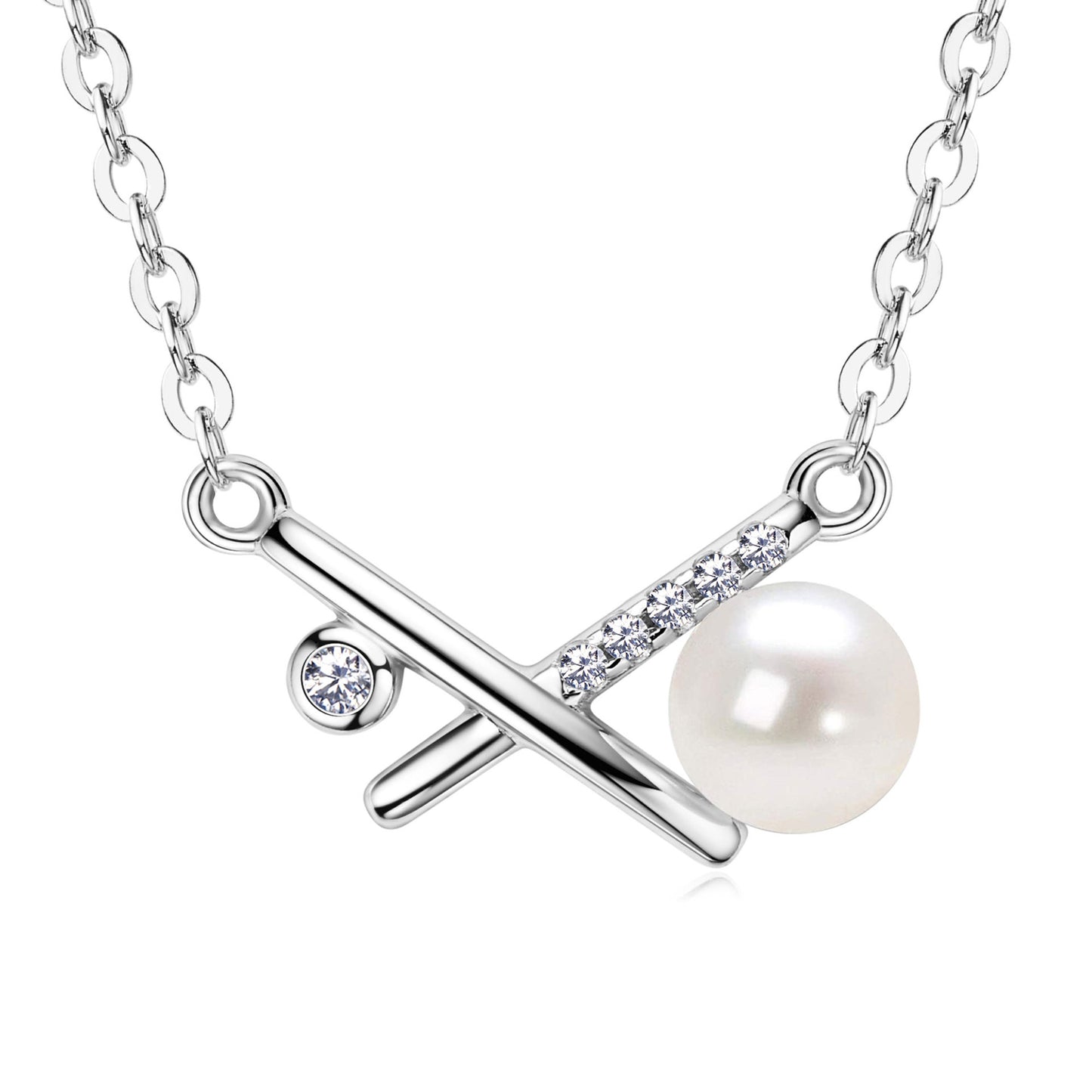 AURÉN The Lune Balance Necklace 925 Sterling Silver