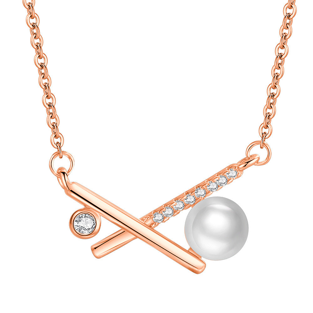 AURÉN The Lune Balance Necklace 925 Sterling Silver